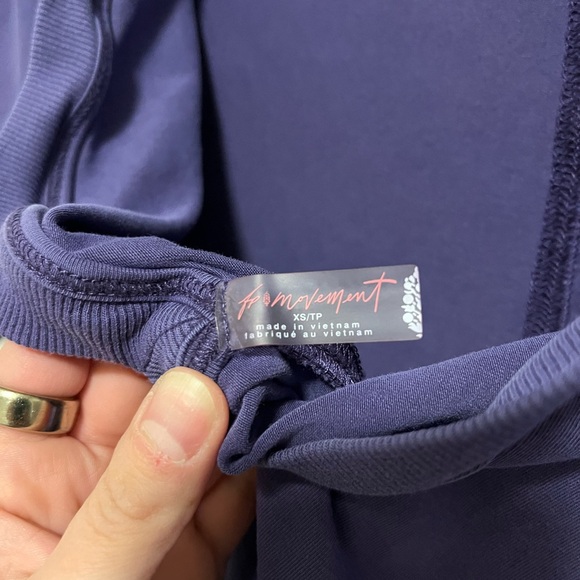 Free People Hotshot Purple Romper XS - Picture 4 of 4